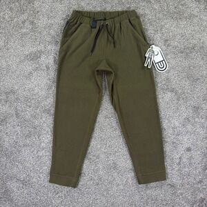 NEW Airblaster Landform Transit Fleece Pant Mens XL Dark Olive Joggers Train Gym